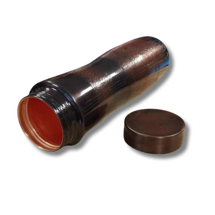 BUTELKA miedziana SPORTOWA GRAWER PAS z nanopowłoką, 1 l