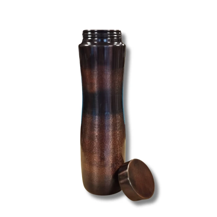 BUTELKA miedziana SPORTOWA GRAWER PAS z nanopowłoką, 1 l