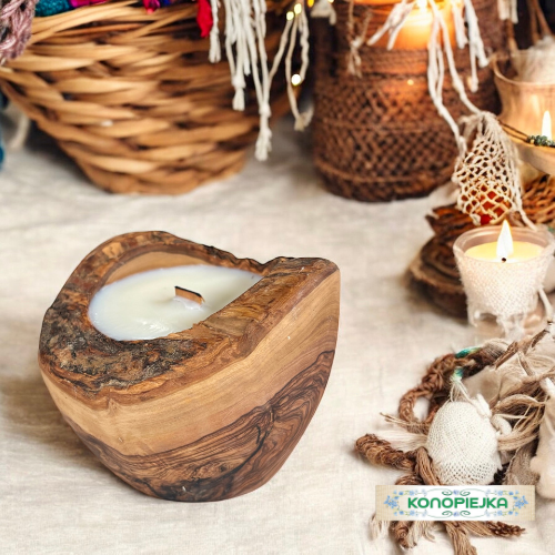 Sojowa Świeca Zapachowa w Drewnie DMR12