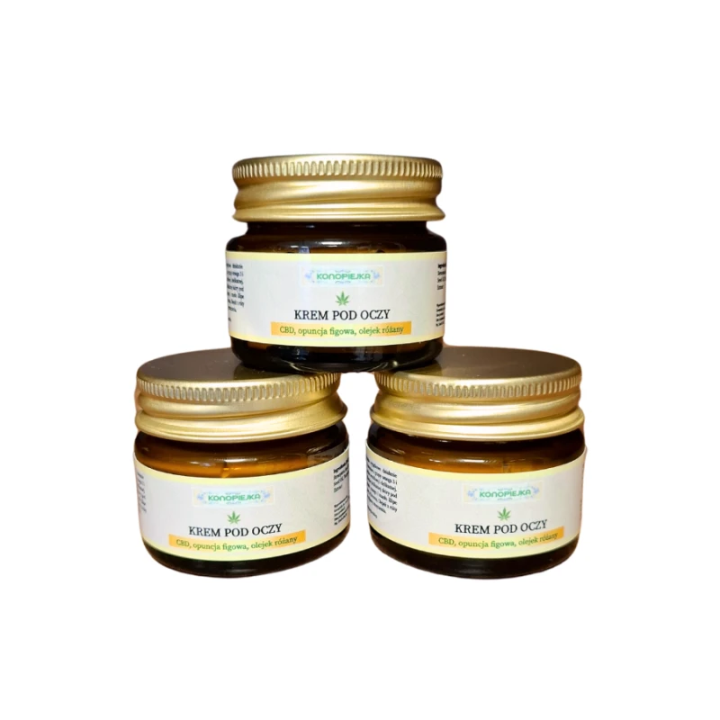 Krem pod oczy CBD przeciwstarzeniowy, 15 ml