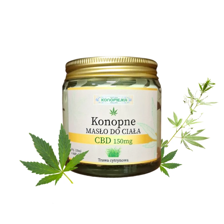 Masło CBD do ciała - TRAWA CYTRYNOWA