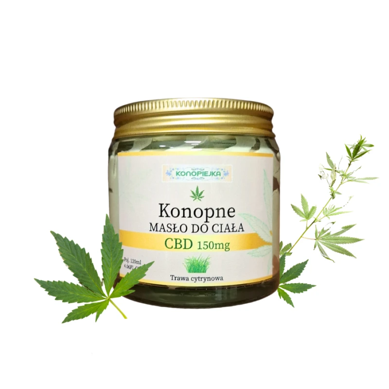 Masło CBD do ciała - TRAWA CYTRYNOWA