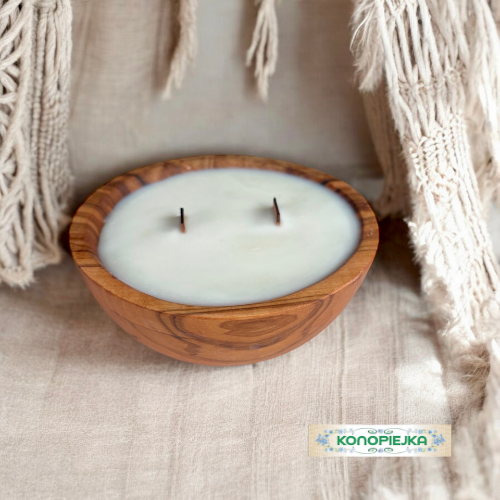 Sojowa Świeca Zapachowa w Drewnie DMI12