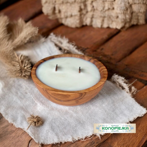 Sojowa Świeca Zapachowa w Drewnie DMI12
