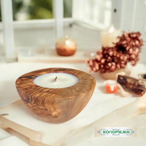 Sojowa Świeca Zapachowa w Drewnie-Bergamotka i Limonka DMP12