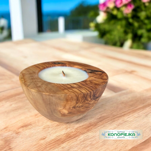 Sojowa Świeca Zapachowa w Drewnie-Bergamotka i Limonka DMP12