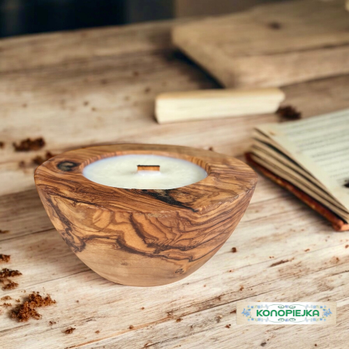 Sojowa Świeca Zapachowa w Drewnie-Bergamotka i Limonka DMP12