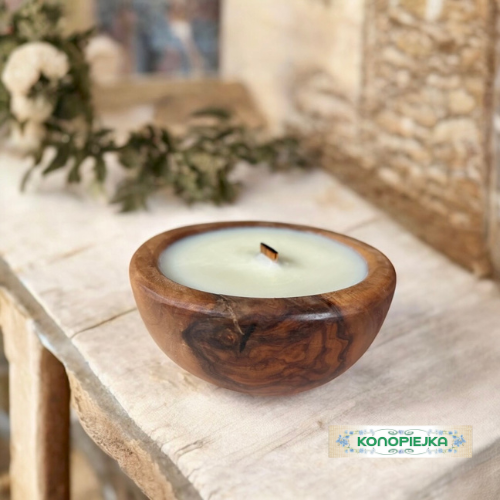 Sojowa Świeca Zapachowa w Drewnie DMI8