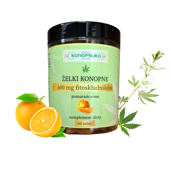 Żelki konopne CBD - 100 % NATURALNE, 600mg(60szt.)