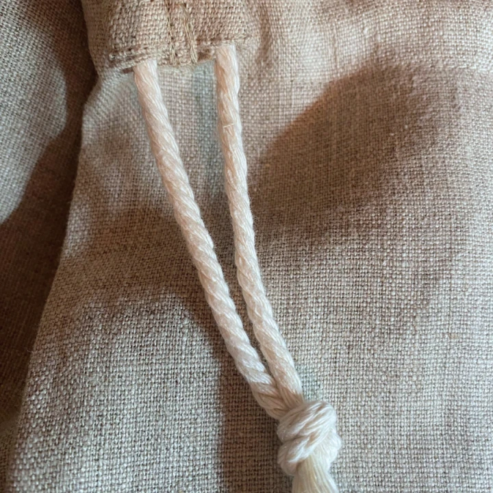 WOREK LNIANY na pieczywo, zioła, suszoną żywność, bieliznę, kosmetyki, buty - 40 cm x 30 cm