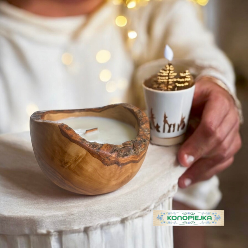 Sojowa Świeca Zapachowa w Drewnie DMIR10