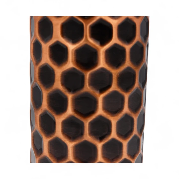 BUTELKA miedziana antyczna, 1 l - PLASTER MIODU