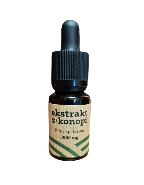 Olejek CBD 30% - ekstrakt z konopi włóknistych, 10 ml