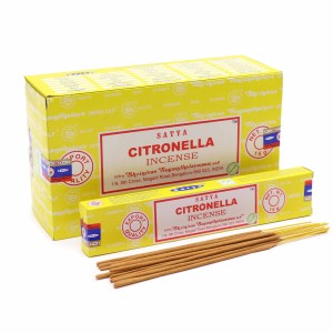 KADZIDEŁKA w patyczkach Satya - Citronella ANTYKOMAROWE, 15g