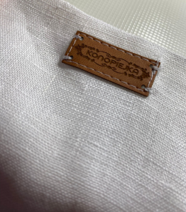 BLUZKA lniana bez rękawów, TOP LNIANY damski - rozmiar S/M, LEN 100% , BIAŁA