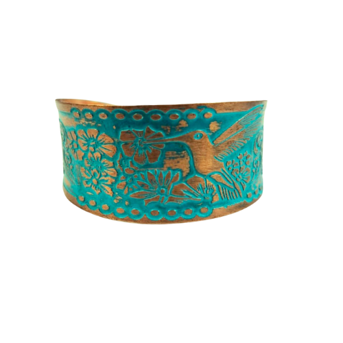 BRANSOLETKA miedziana KOLIBER 5