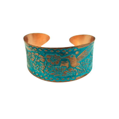 BRANSOLETKA miedziana KOLIBER 5