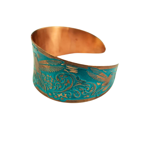 BRANSOLETKA miedziana KOLIBER 5