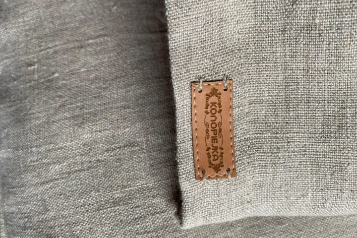 Komplet Poszewek Dekoracyjnych Lnianych - 40x40 cm, (2szt.) HAFT