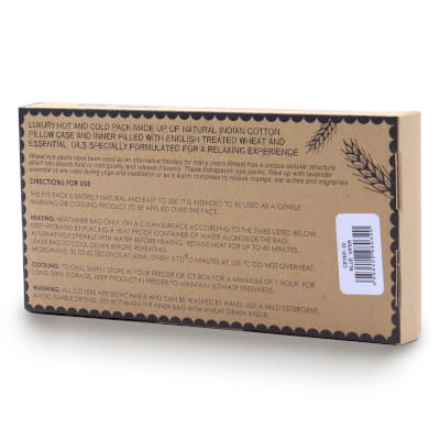 Lawendowa Bawełniana Poduszka na Oczy w Pudełku Prezentowym - Niebieska Żmija