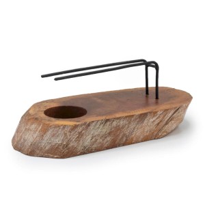 Podstawka na Palo Santo z Drewna Gamal - Bielona