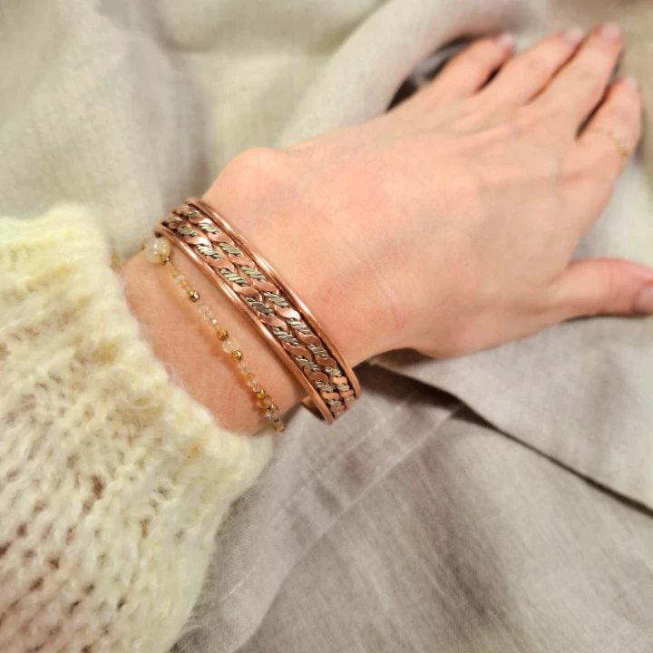 BRANSOLETKA miedziana Eseczki