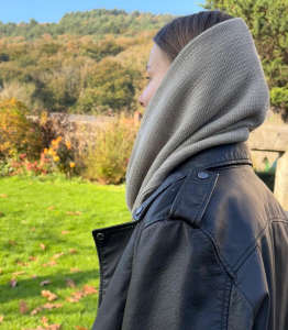 KOMIN lniany Z ZAPINKĄ