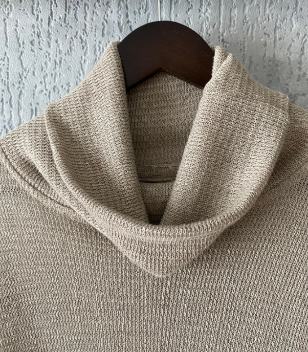 GOLF dzianinowy 100% LEN / rozmiar S/M