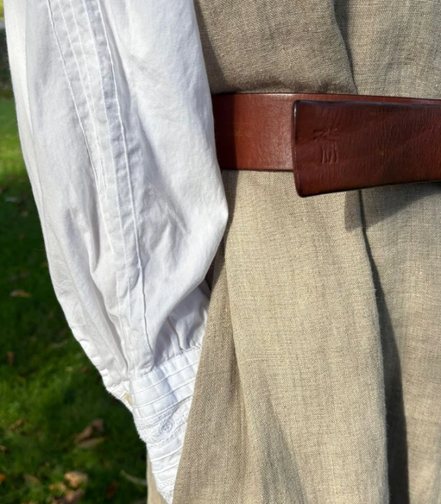 Suknia Lniana PRINCESKA 100% LEN / rozmiar S/M