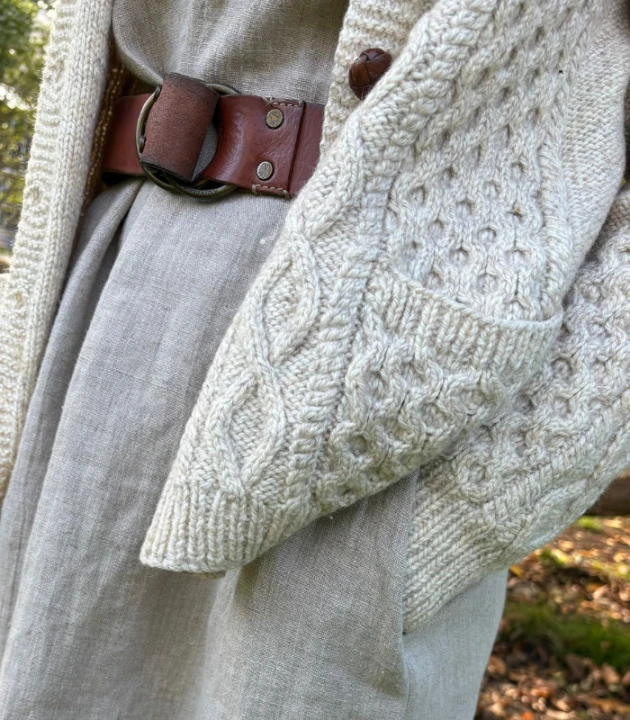 Suknia Lniana PRINCESKA 100% LEN / rozmiar S/M