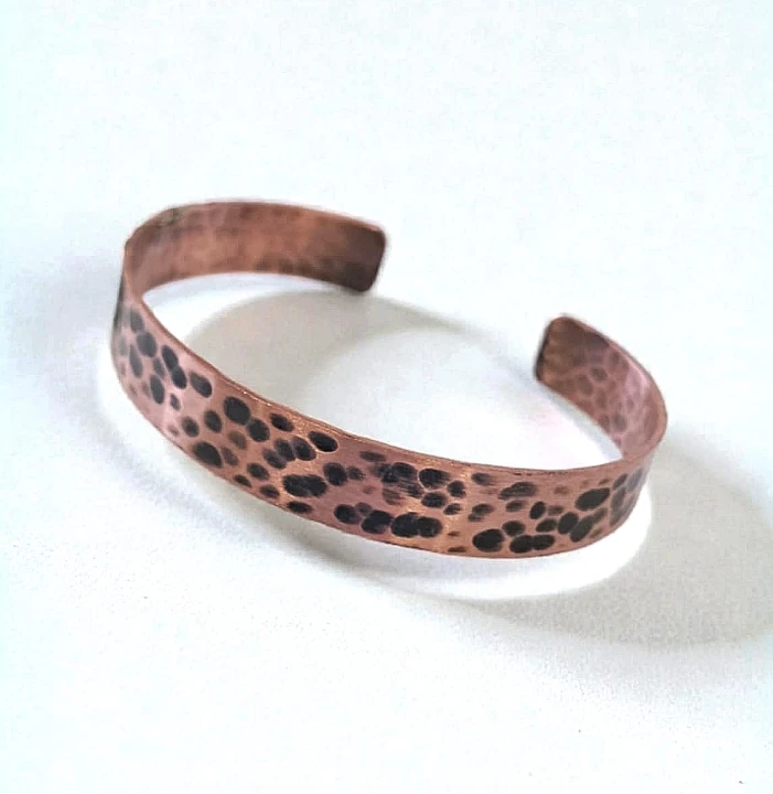 Bransoletka miedziana Plamki