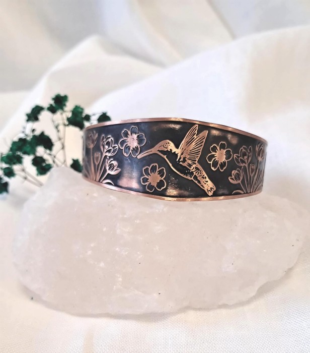 Bransoletka miedziana Koliber