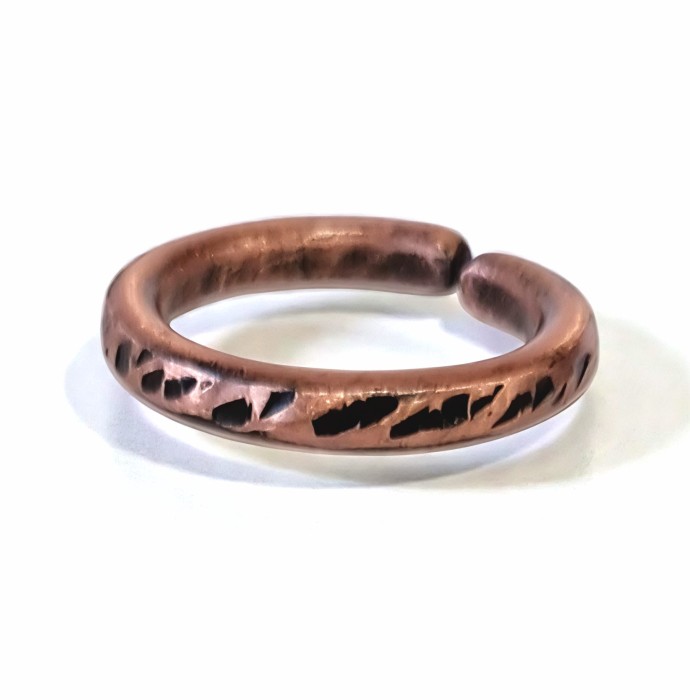 Pierścionek miedziany Pantera