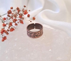 Pierścionek miedziany Wzory