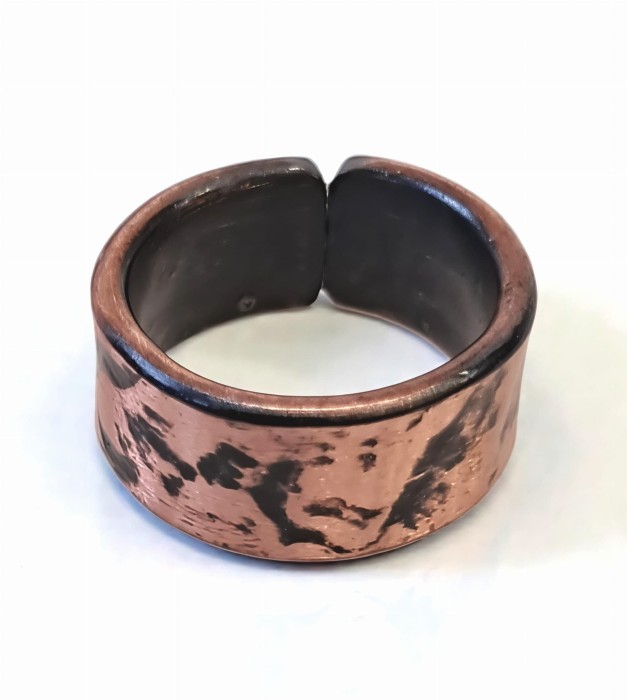 Pierścionek miedziany Cień