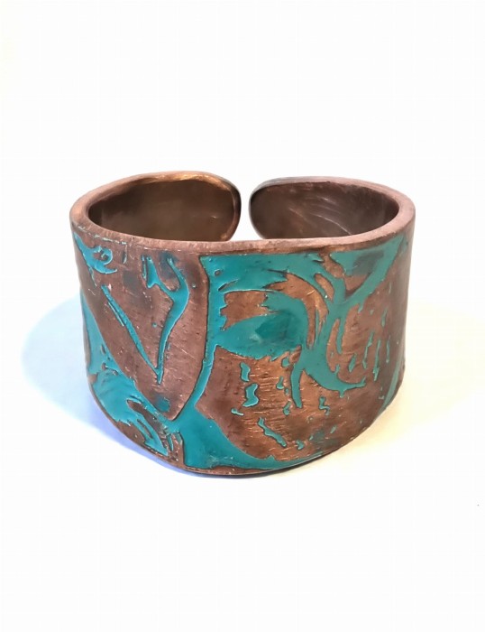 Pierścionek miedziany Żywioły