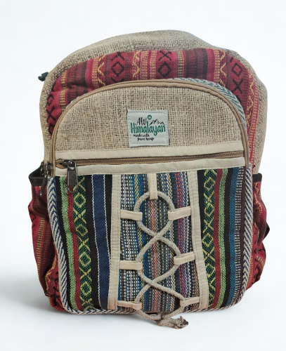 Plecak z Konopi i Bawełny, Sznurkowy-ŚREDNI