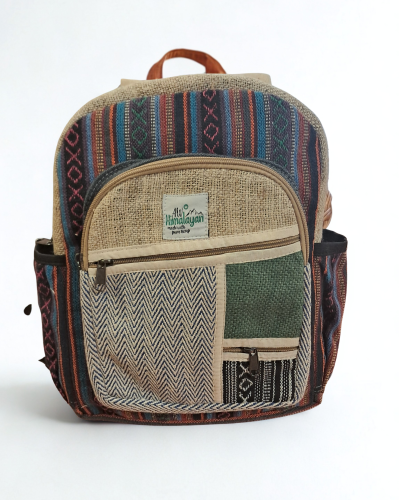 Plecak z Konopi i bawełny-Suwaki,ŚREDNI