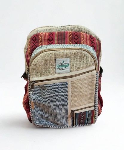 Plecak z Konopi i bawełny-Suwaki,ŚREDNI