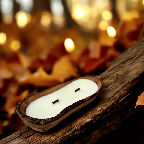 Sojowa Świeca Zapachowa w Drewnie DK20