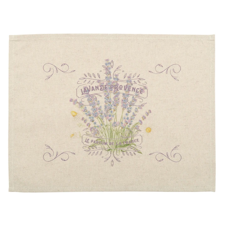 Lniano - Bawełniana Podkładka Pod Talerz - LAWENDA 35 x 45