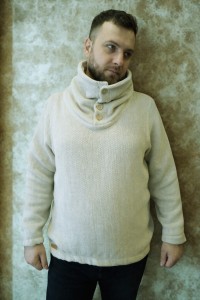 Buza męska z wysoką stójką - M/L małe XL