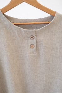 Bluza lniana męska 100% len rozm S/M małe L