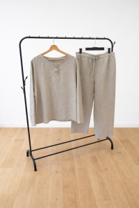 Bluza lniana męska 100% len rozm S/M małe L