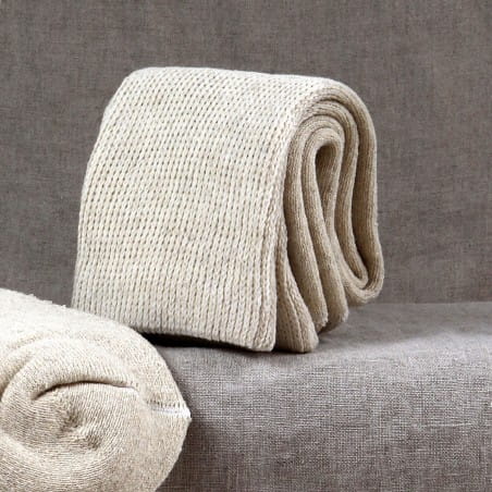 Lniane Skarpetki grube i ciepłe Frotte