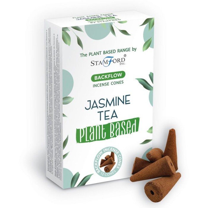 Roślinne Kadzidełka Backflow - Herbata Jaśminowa