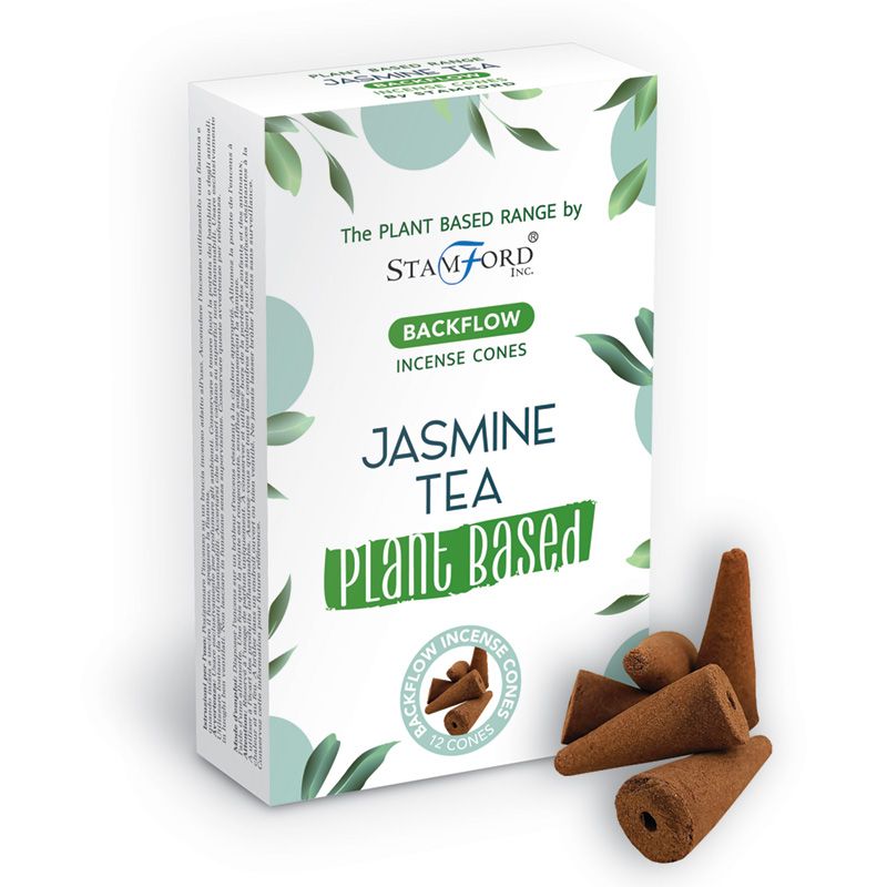 Roślinne Kadzidełka Backflow - Herbata Jaśminowa