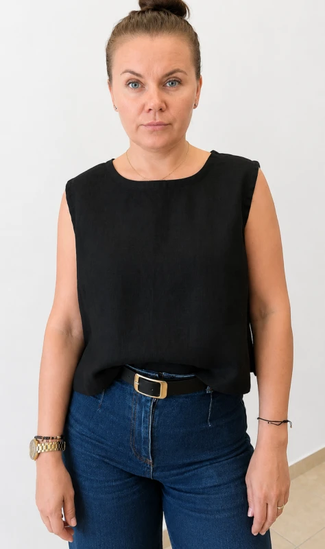 Top czarny
