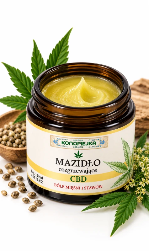Mazidło CBD - ROZGRZEWAJĄCE, 120 ml