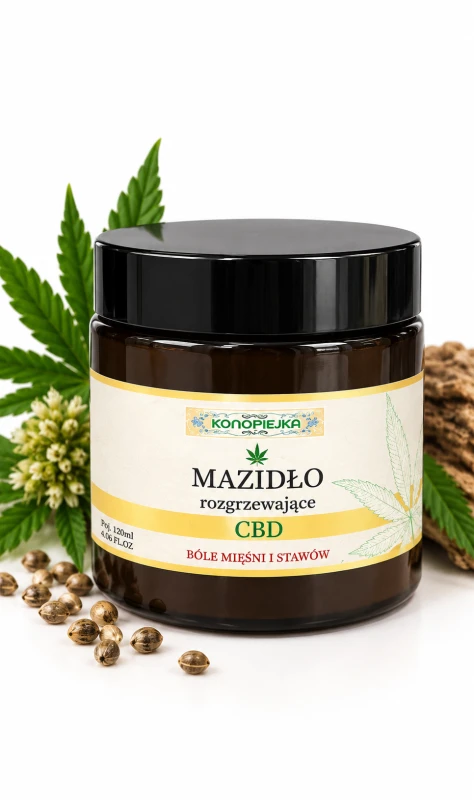 Mazidło CBD - ROZGRZEWAJĄCE, 120 ml